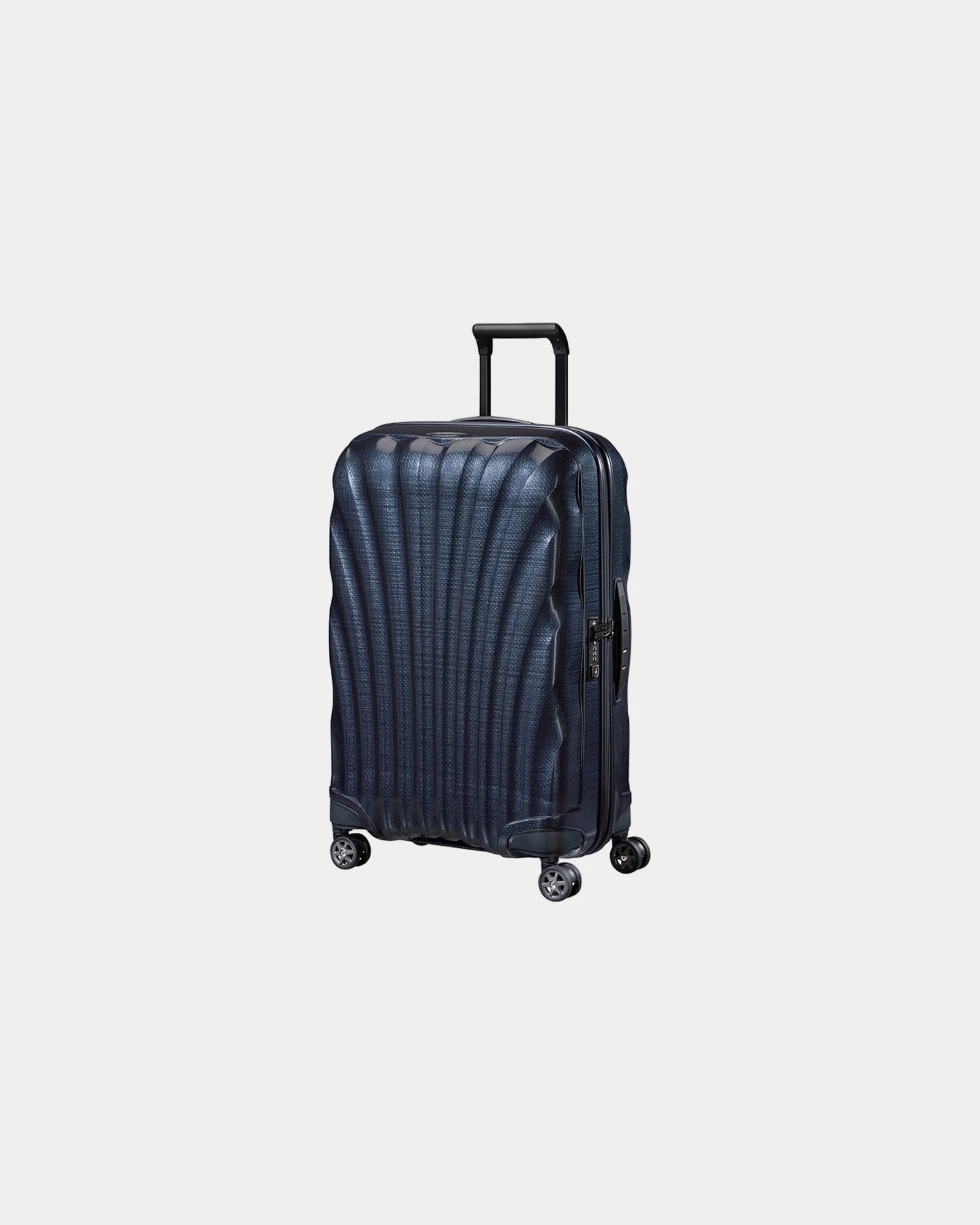 Valise rigide 75 cm Samsonite C-LITE à personnaliser - Bleu Foncé
