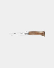 Couteau acier au carbone Opinel N°02 Carbone à personnaliser - Brown