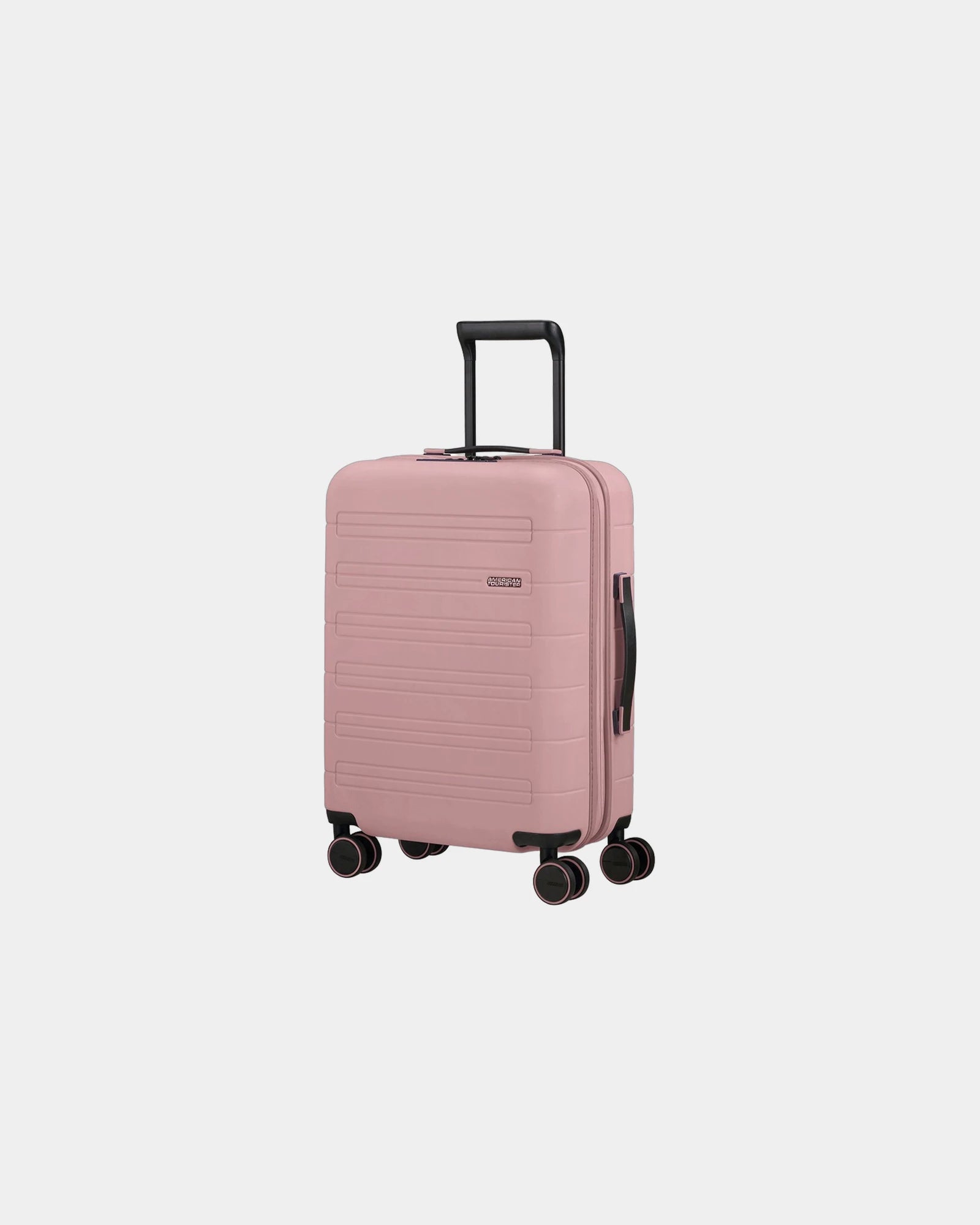 Valise polycarbonate 55 cm American Tourister à personnaliser - Vieux Rose