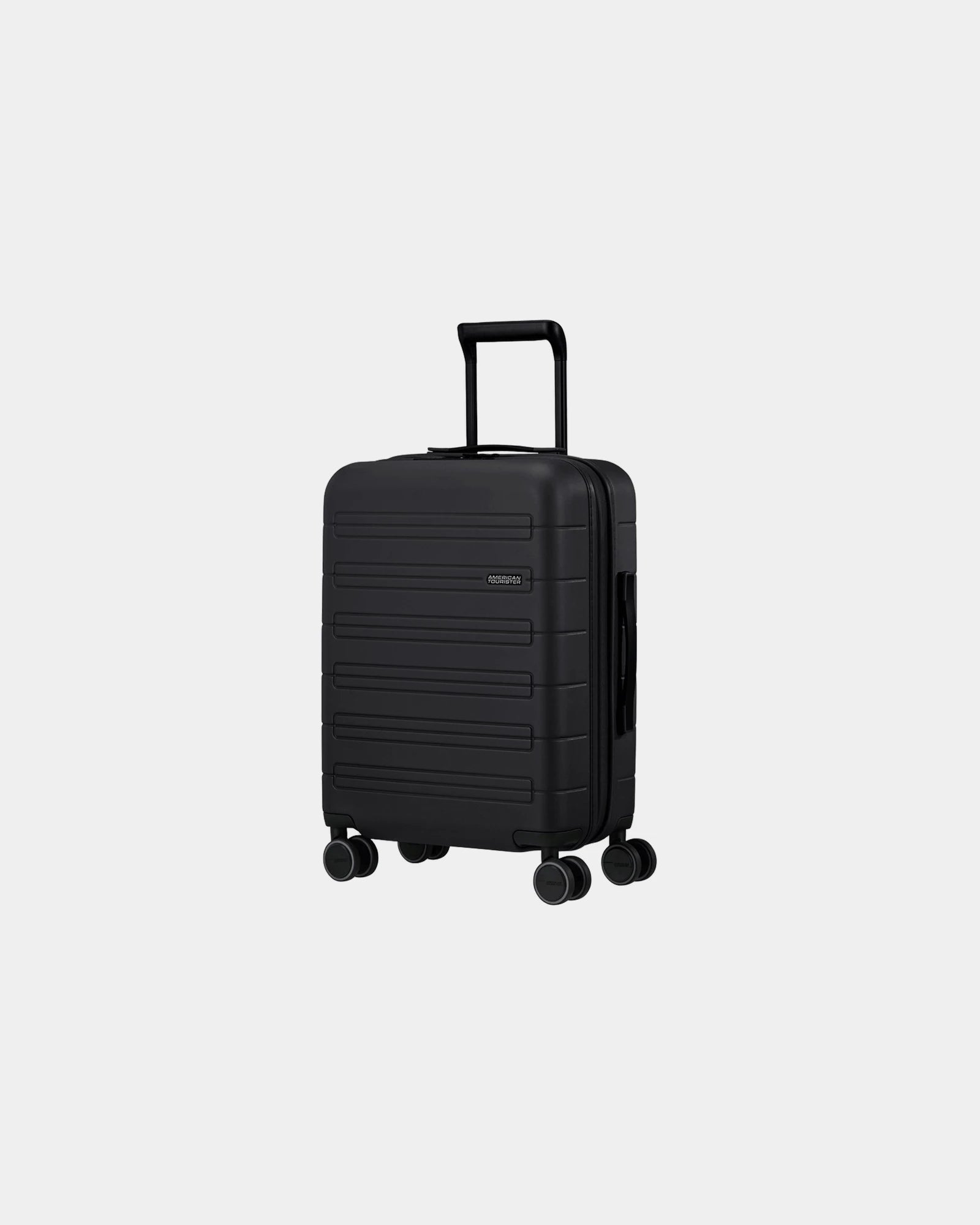 Valise polycarbonate 55 cm American Tourister à personnaliser - Noir