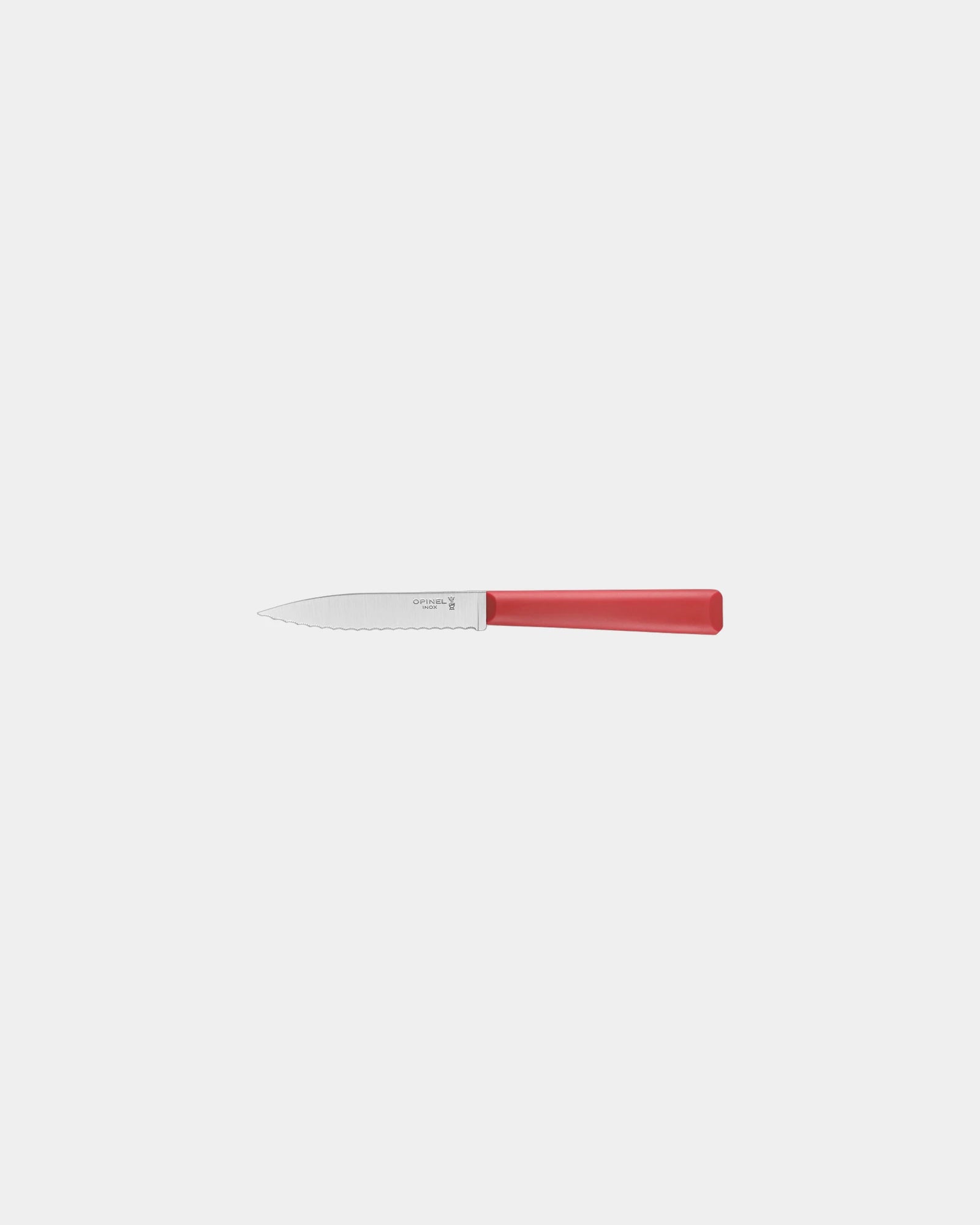 Couteau cranté acier inoxydable Opinel N°313 à personnaliser - Red