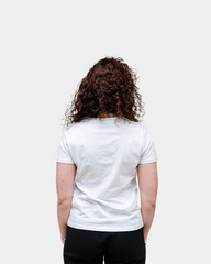 T-shirt femme col V Made in France à personnaliser