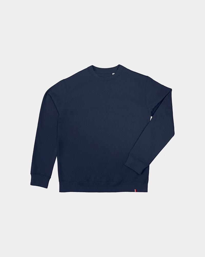 Sweat-shirt col rond made in France à personnaliser
