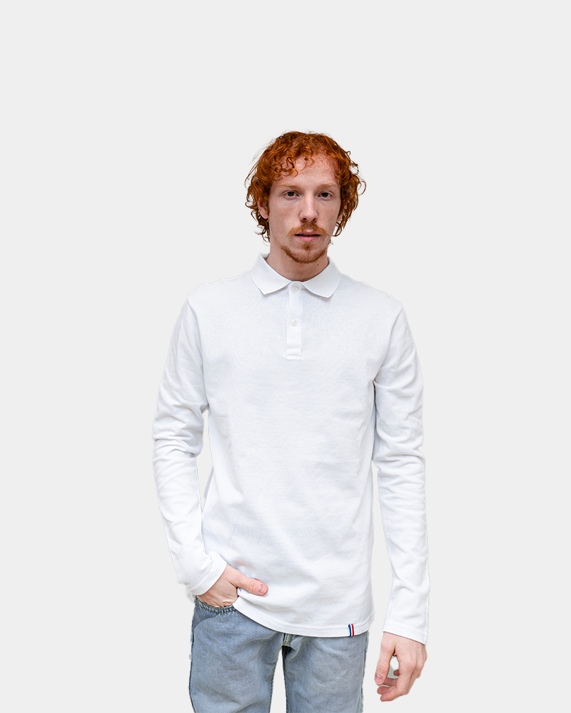 Polo Homme manche longue à personnaliser
