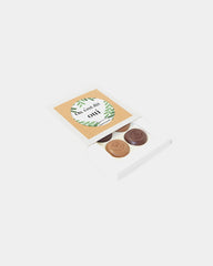 Boîte de 4 chocolats à personnaliser