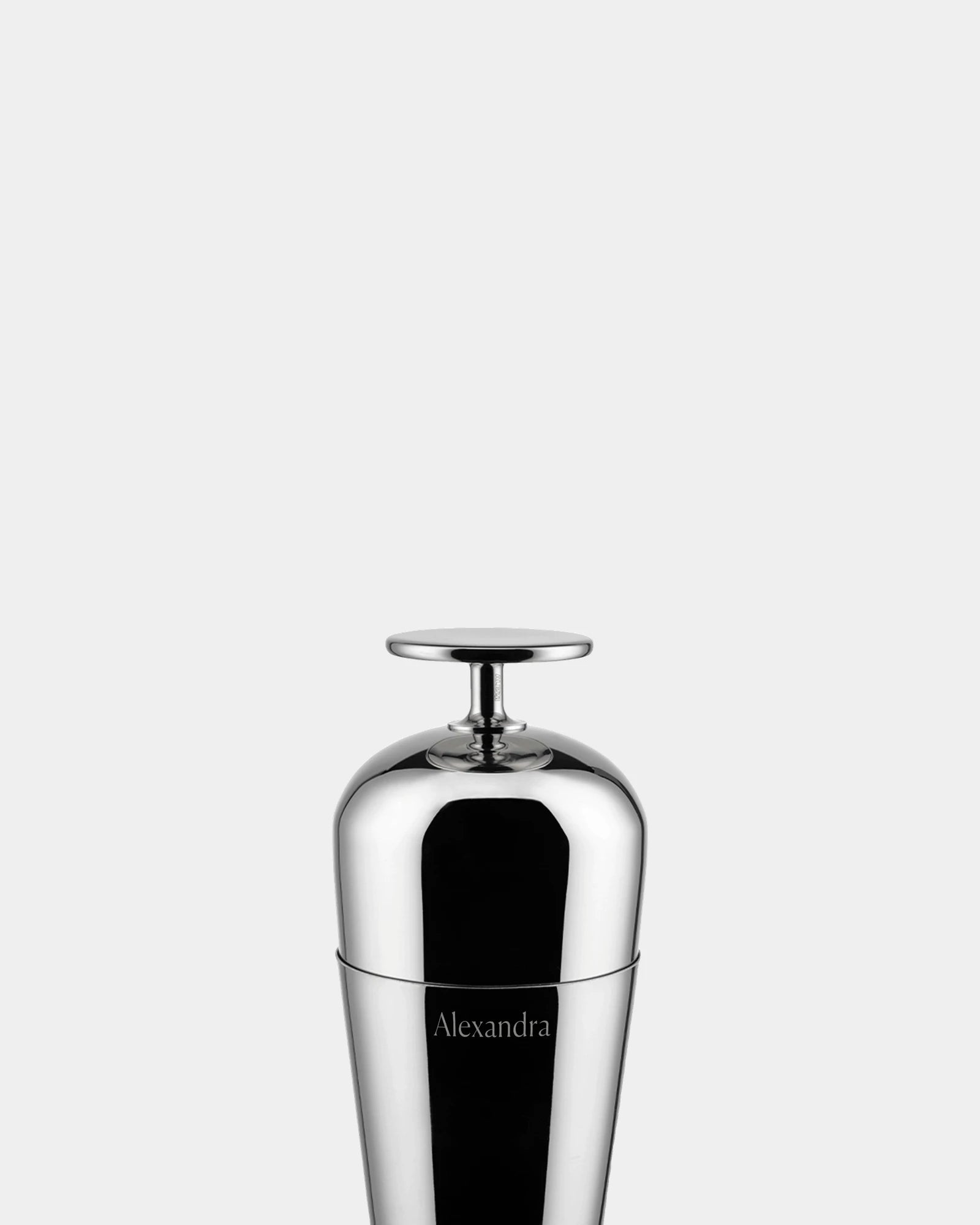 Shaker acier inoxydable Alessi The Tending Box à personnaliser