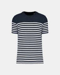 T-shirt marin col rond homme à personnaliser