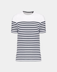 T-shirt marin col rond homme à personnaliser