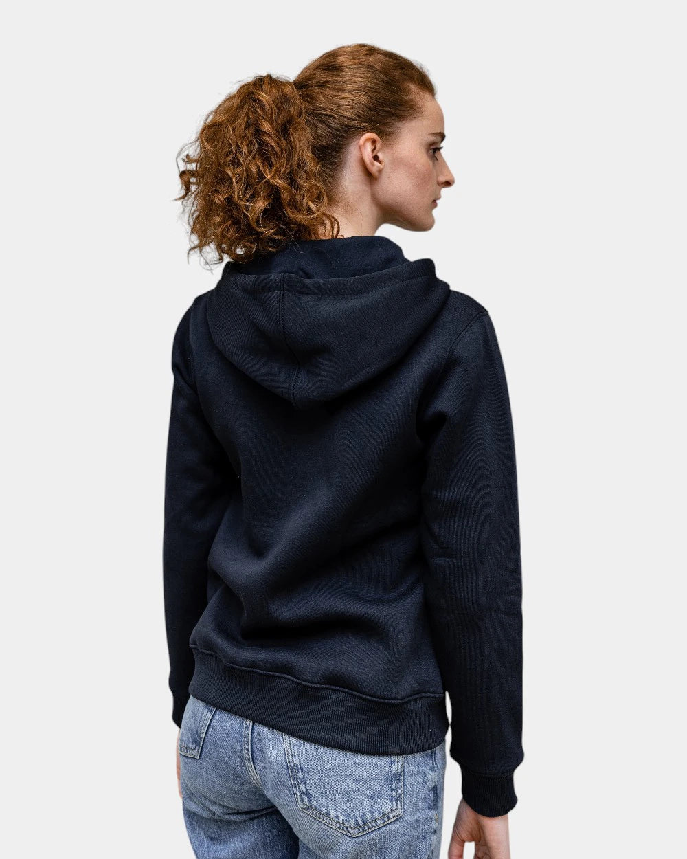 Hoodie femme molletonné zippé à personnaliser