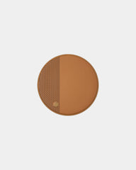 Station de recharge sans fil Lexon Oslo Energy+ à personnaliser - Synthetic Leather Brown/Gold