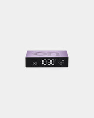 Réveil aluminium Lexon Flip Premium à personnaliser - Light Lilac