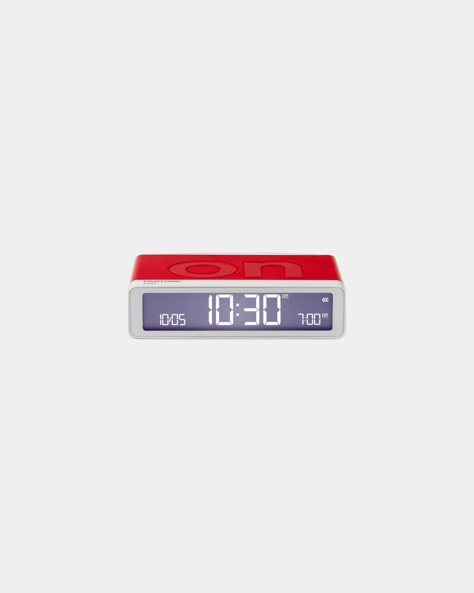 Réveil LCD réversible Lexon Flip+ MIMOSA à personnaliser - Red 2035