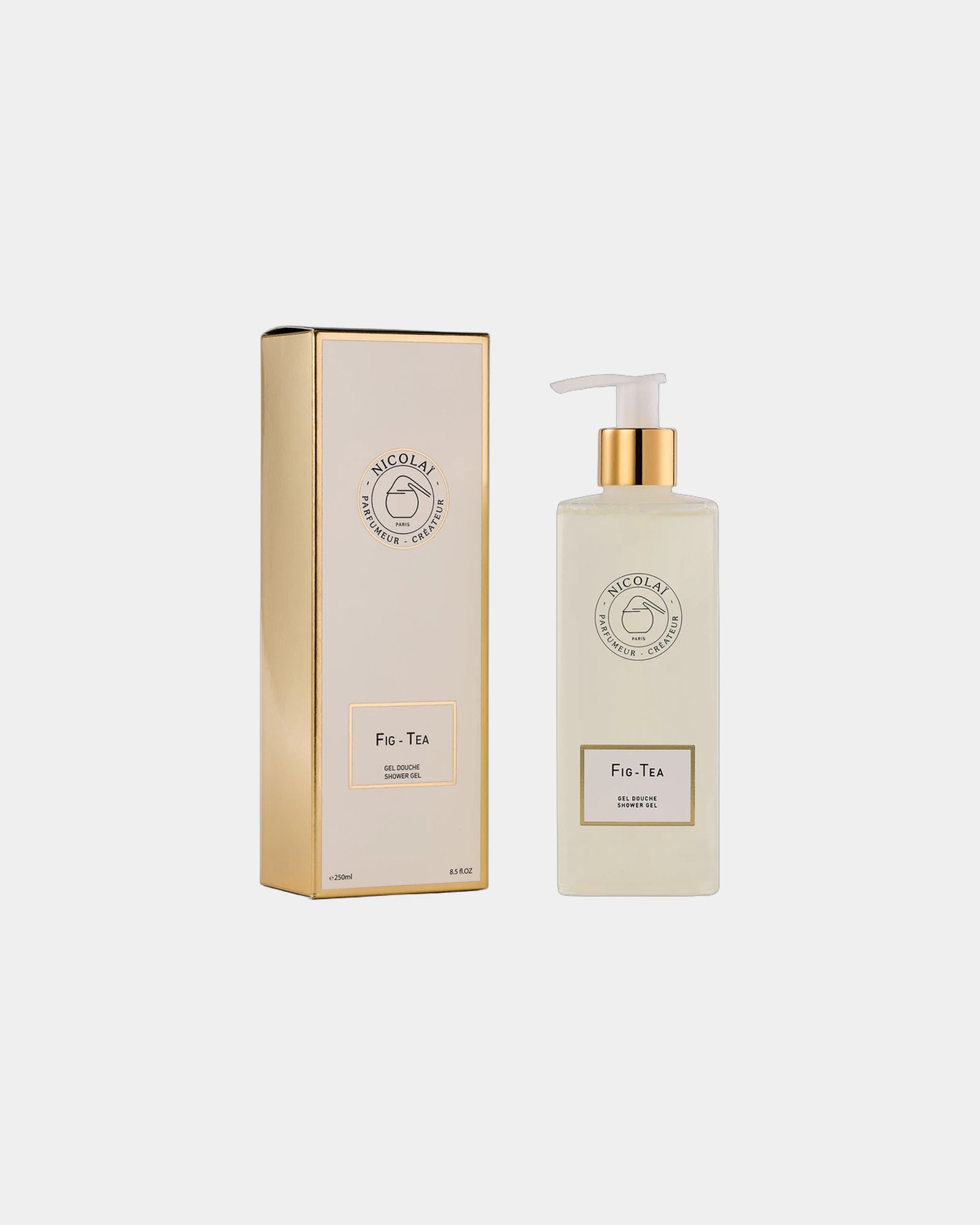 Gel douche 250ml figue et thé à personnaliser - 1