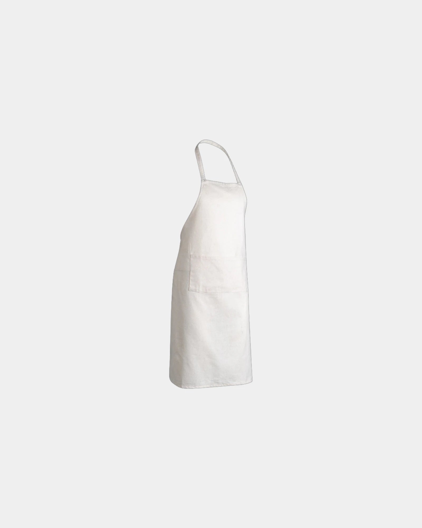 Tablier coton recyclé à personnaliser - Blanc Cassé