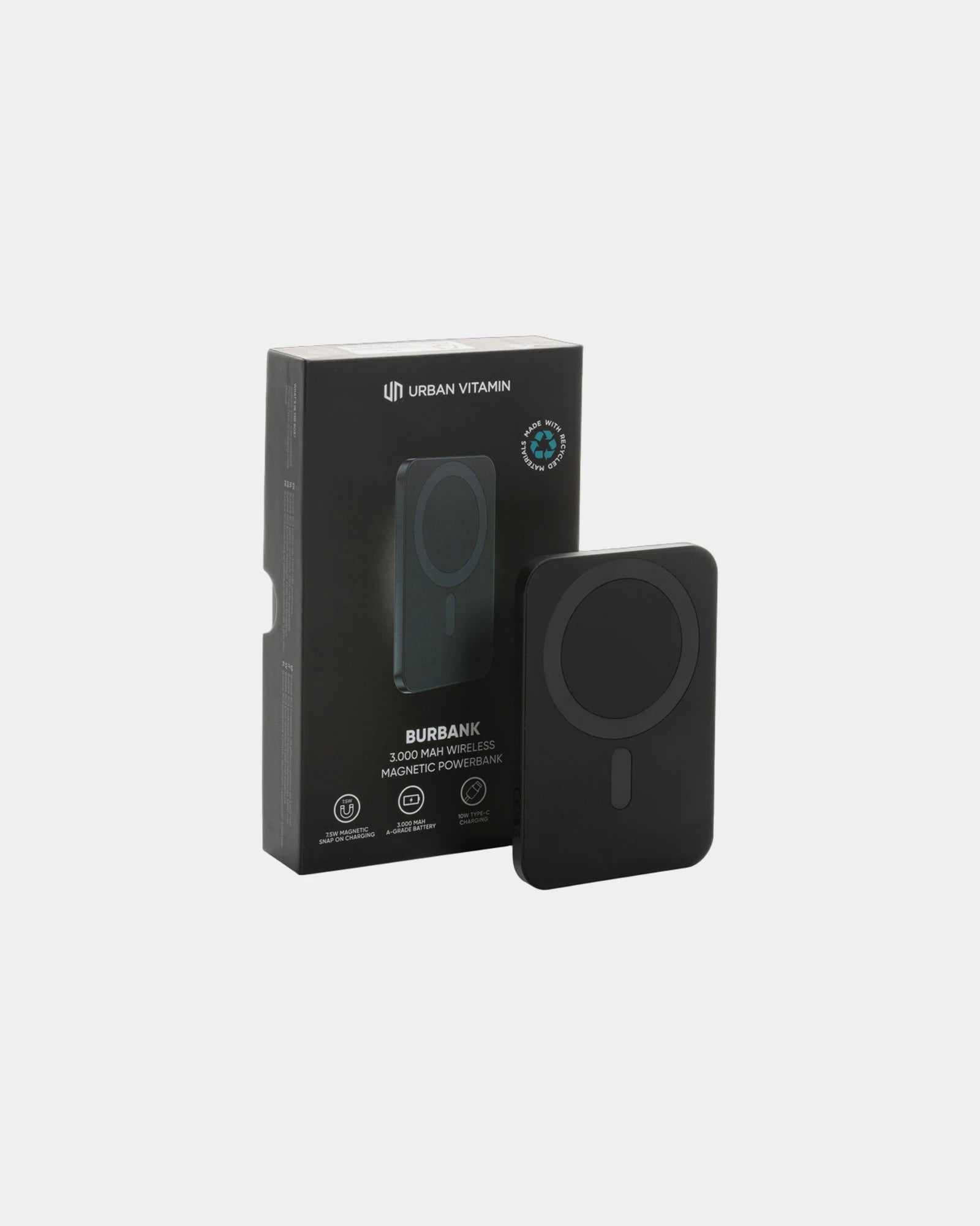 Powerbank 3000mAh aluminium recyclé Urban Vitamin à personnaliser - 5