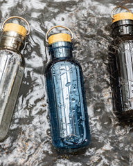 Bouteille rPET 680ml avec couvercle en bambou à personnaliser - 6