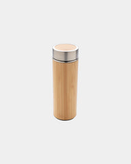 Bouteille isotherme bambou 300ml à personnaliser - Marron