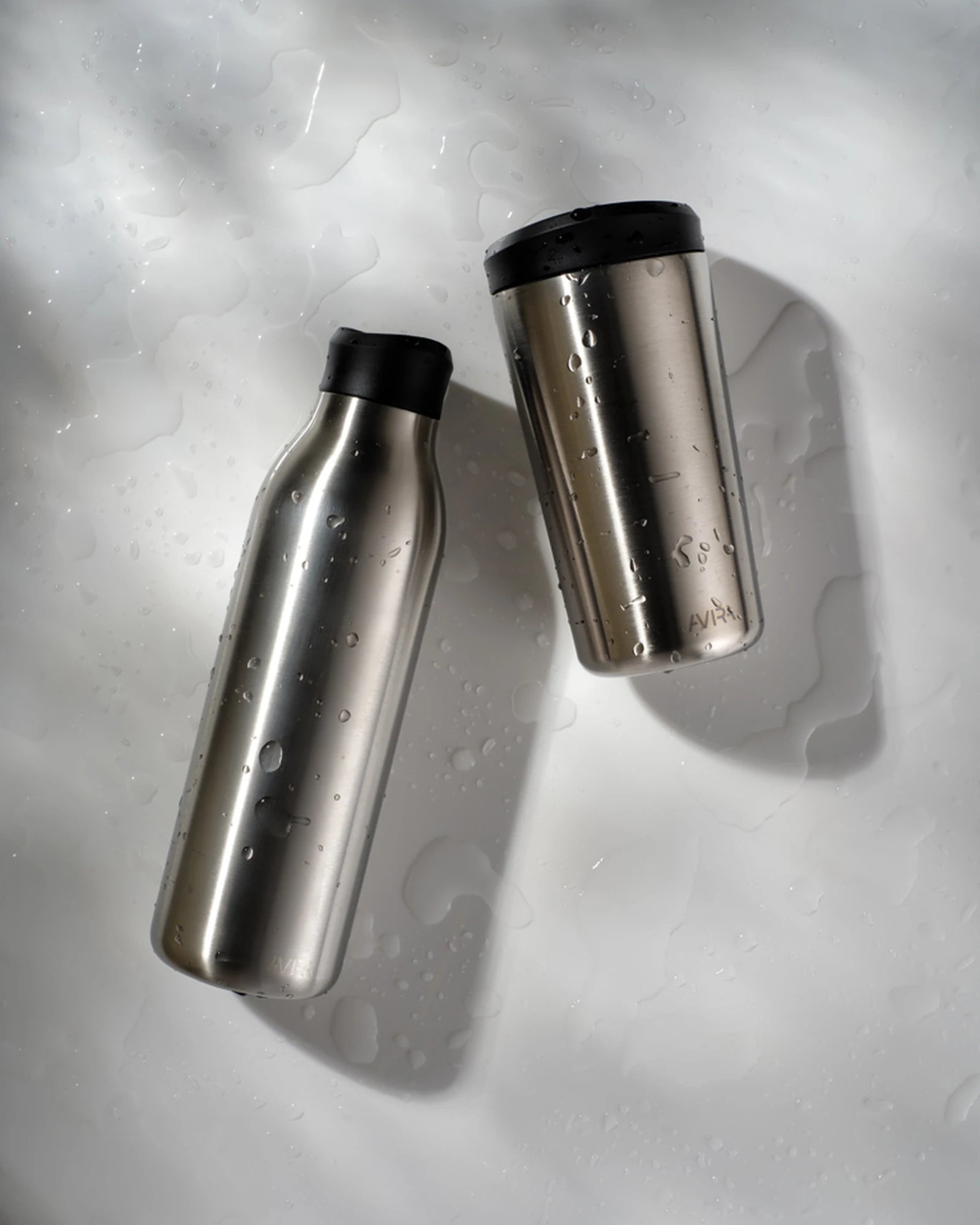 Bouteille d'eau acier recyclé Alok 600ml à personnaliser - 18