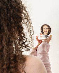 Miroir de maquillage LED en plastique recyclé à personnaliser - 4