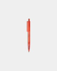 Stylo en plastique recyclé GRS X3 à personnaliser - Rouge