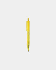 Stylo en plastique recyclé GRS X3 à personnaliser - Jaune