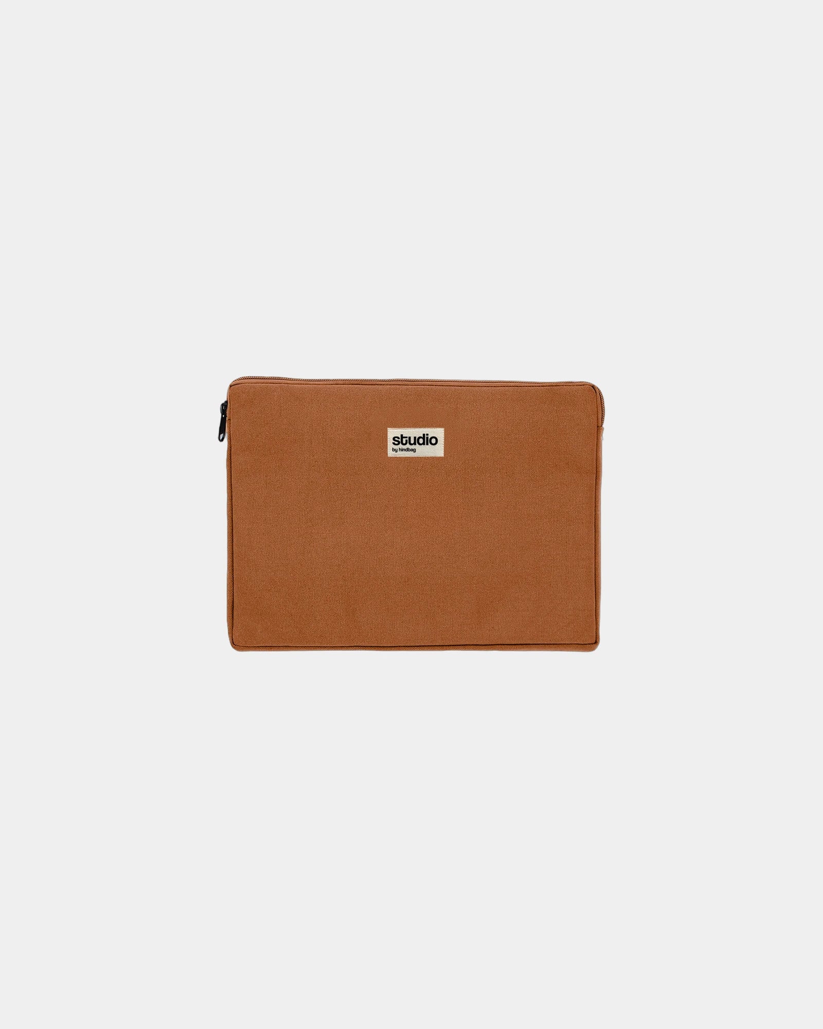 Housse ordinateur coton bio Hindbag Léo 13" à personnaliser - Copper