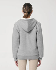 Sweat zippé à capuche doublé en sherpa à personnaliser