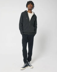 Sweat zippé à capuche doublé en sherpa à personnaliser