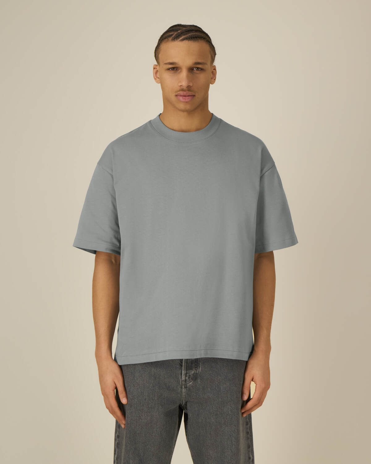 T-shirt épais unisexe Asher en coton bio à personnaliser