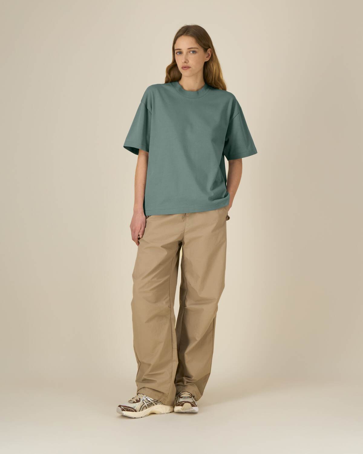 T-shirt épais unisexe Asher en coton bio à personnaliser
