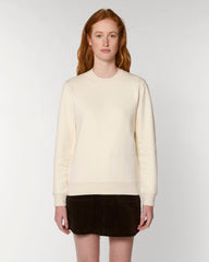 Sweat premium col rond unisexe en coton bio à personnaliser