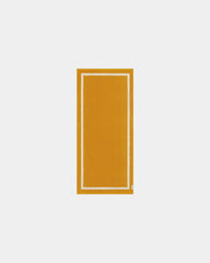 Serviette de plage 90x200 coton longues fibres à personnaliser - Jaune Gold