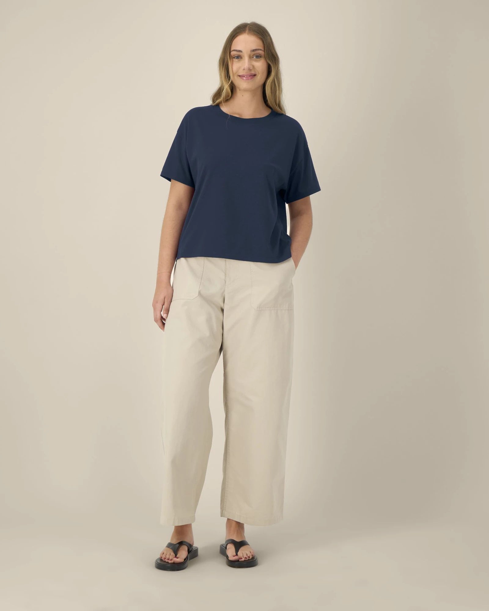T-shirt coton bio Stanley/Stella Etta à personnaliser - French Navy