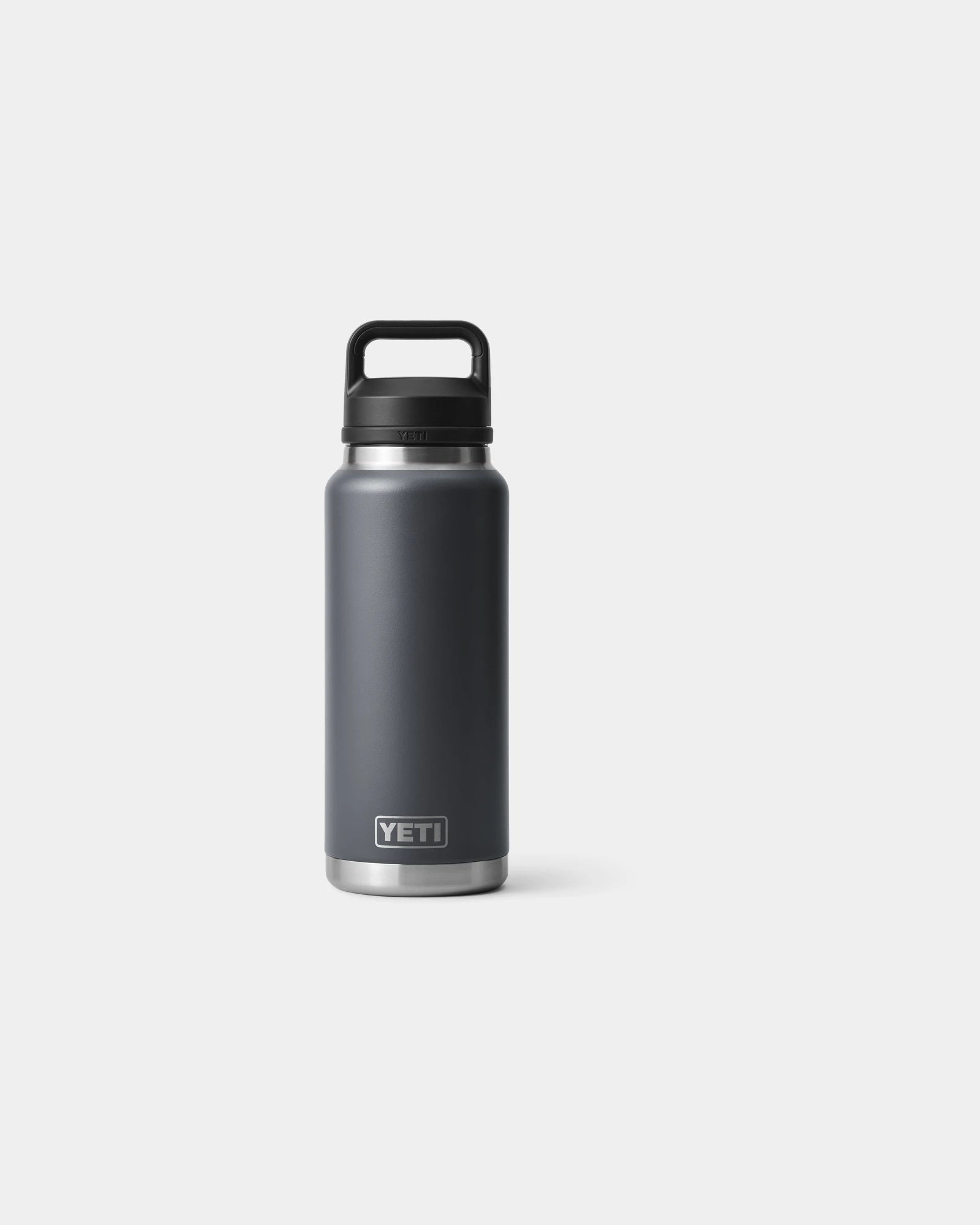 Gourde isotherme inox Yeti Rambler 1L à personnaliser - Charcoal