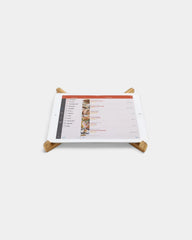 Support ordinateur portable en bambou à personnaliser