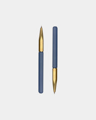 Mechanical Pencil - Raw Brass & Aluminium - Blue & Raw Brass