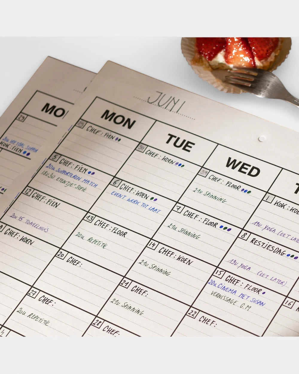 Planning à personnaliser