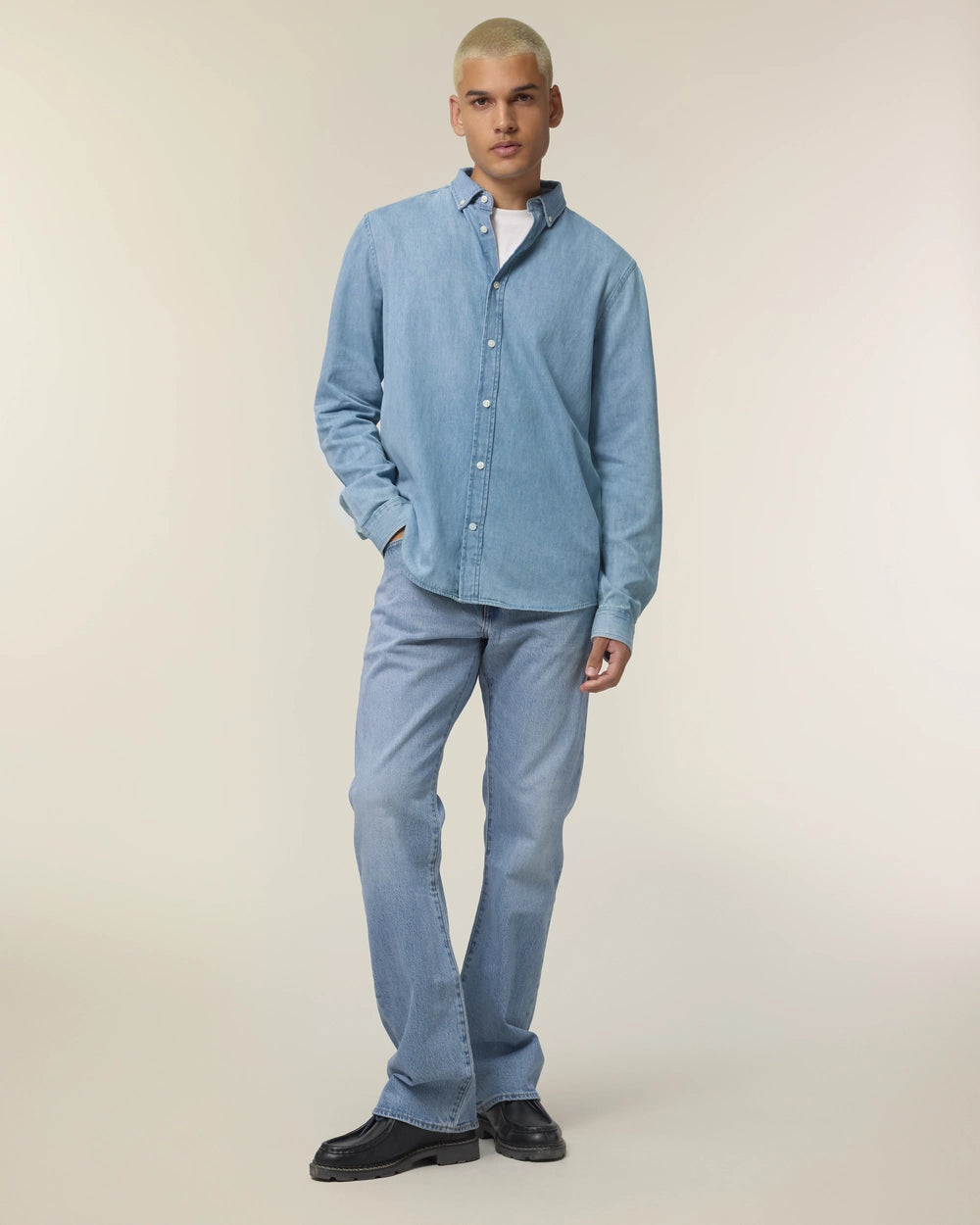 Chemise Stanley Denim à personnaliser