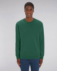 Sweat premium col rond unisexe en coton bio à personnaliser