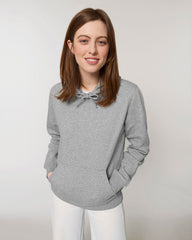 Sweat à capuche unisexe en coton bio personnalisable