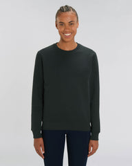 Sweat premium col rond unisexe en coton bio à personnaliser